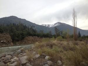 Der Maipo-Fluss